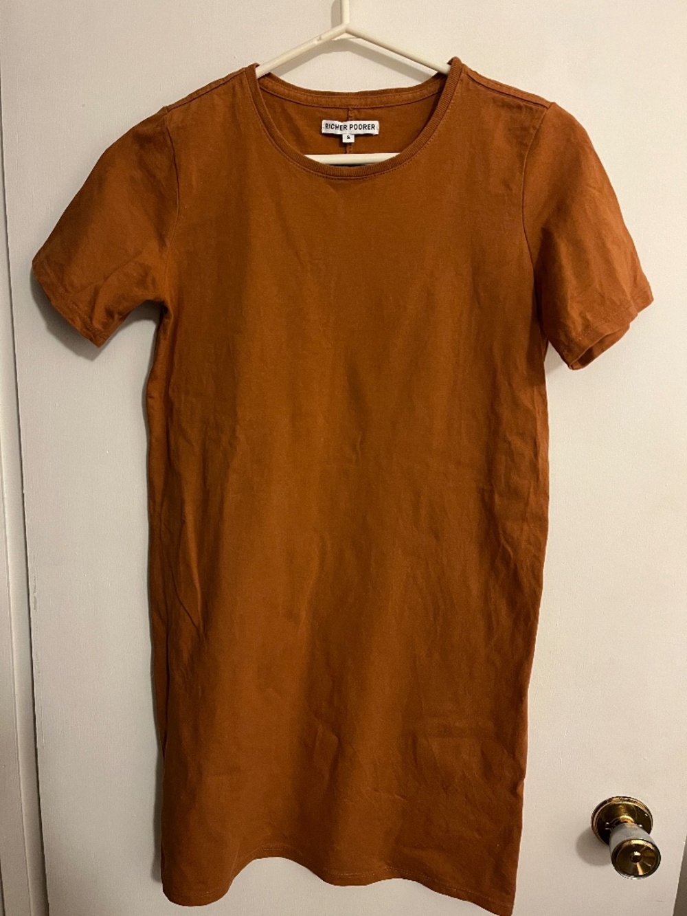 Richer Poorer 100% Cotton Tee Dress